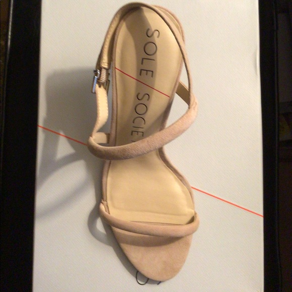 Sole Society - light camel suede stilettos - Picture 4 of 4